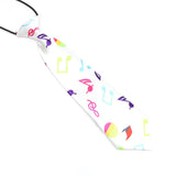 ZONFAZ Kids Creative Musical Necktie Skinny Colorful Lazy Silk Tie