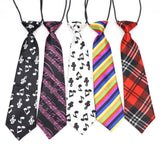 ZONFAZ Kids Creative Musical Necktie Skinny Colorful Lazy Silk Tie