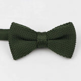 ZONFAZ Kids Knitted Bowtie One Deck Adjustable Casual Striped Bow Tie