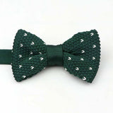 ZONFAZ Kids Knitted Bowtie One Deck Adjustable Casual Striped Bow Tie