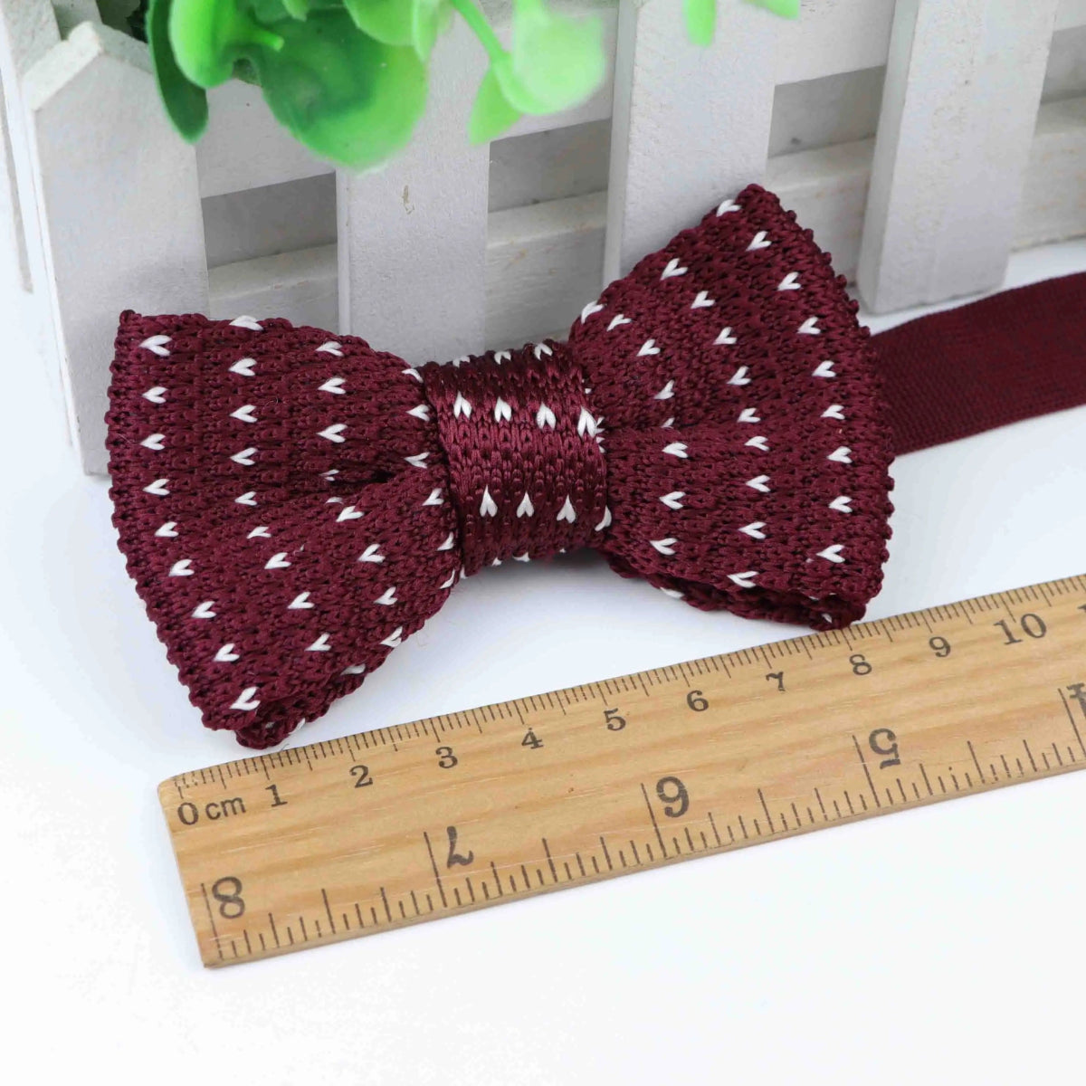 ZONFAZ Kids Knitted Bowtie One Deck Adjustable Casual Striped Bow Tie