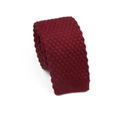 ZONFAZ Knitted Skinny Solid Ties