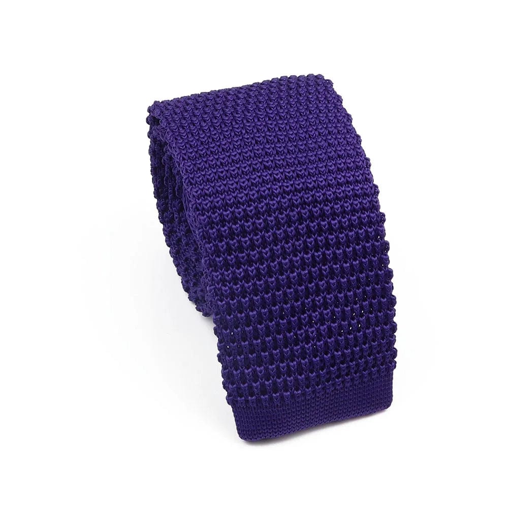 ZONFAZ Knitted Skinny Solid Ties