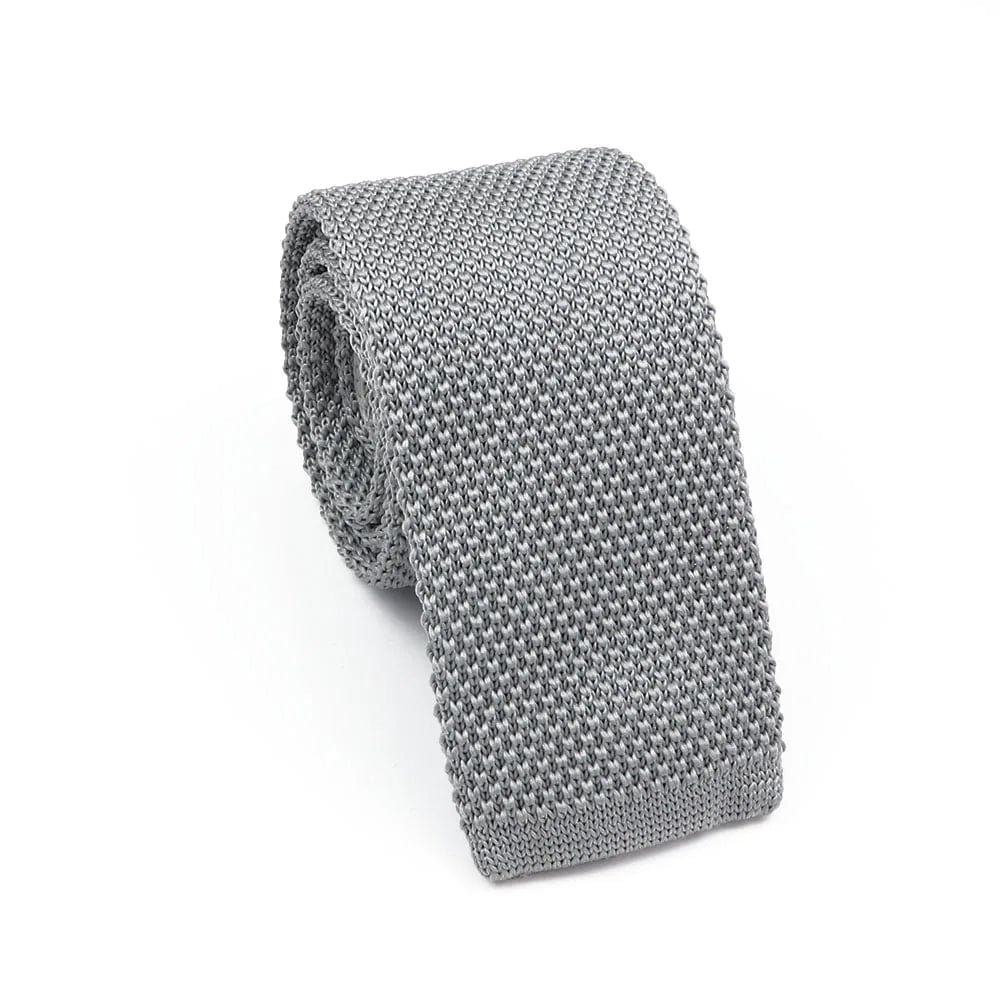 ZONFAZ Knitted Skinny Solid Ties