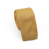 ZONFAZ Knitted Skinny Solid Ties