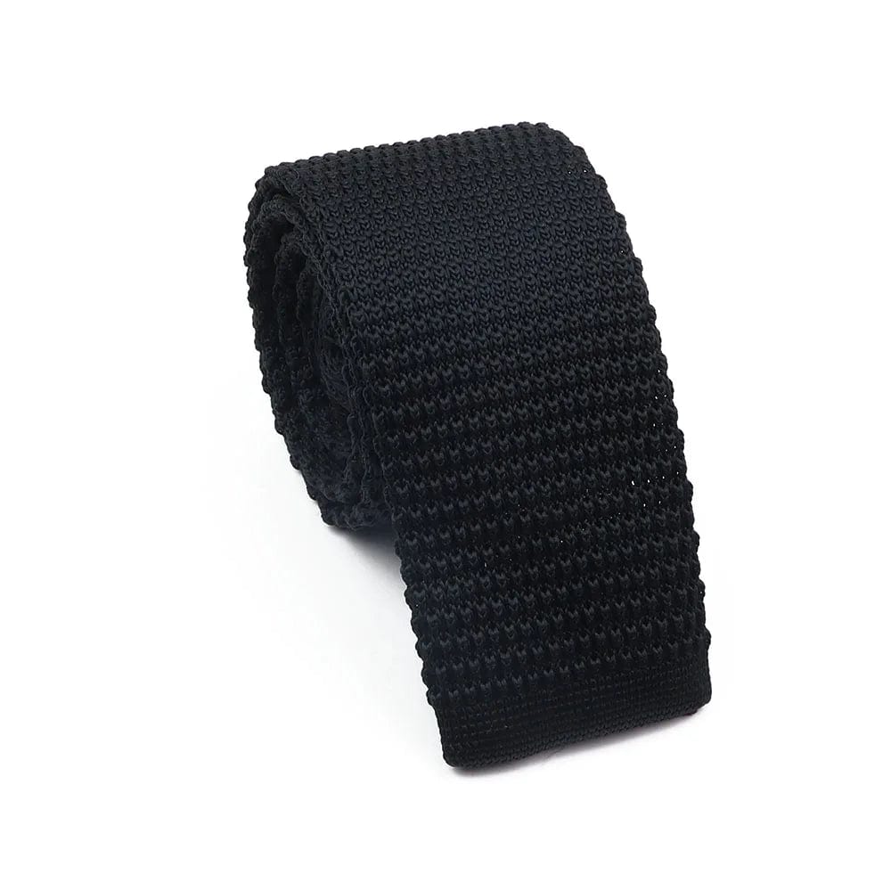 ZONFAZ Knitted Skinny Solid Ties