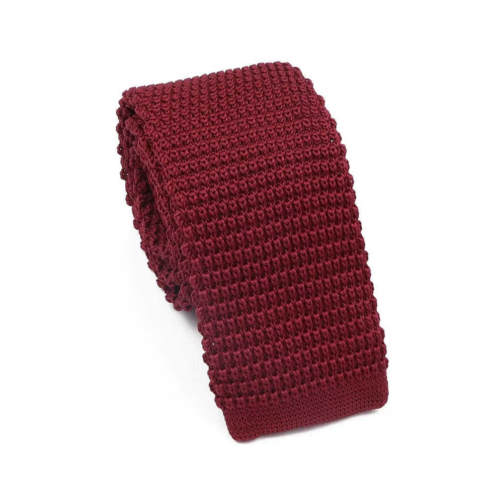 ZONFAZ Knitted Skinny Solid Ties