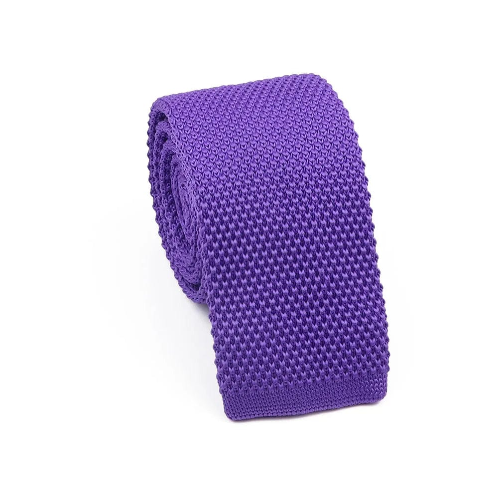 ZONFAZ Knitted Skinny Solid Ties