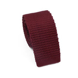 ZONFAZ Knitted Skinny Solid Ties