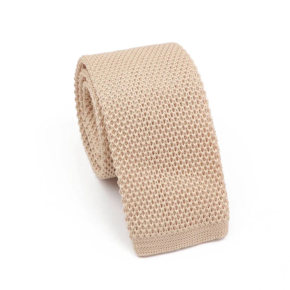 ZONFAZ Knitted Skinny Solid Ties