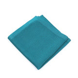 ZONFAZ Knitted Soild Color Handkerchief For Men Suit Hanky Wedding Casual Pocket Square