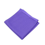 ZONFAZ Knitted Soild Color Handkerchief For Men Suit Hanky Wedding Casual Pocket Square