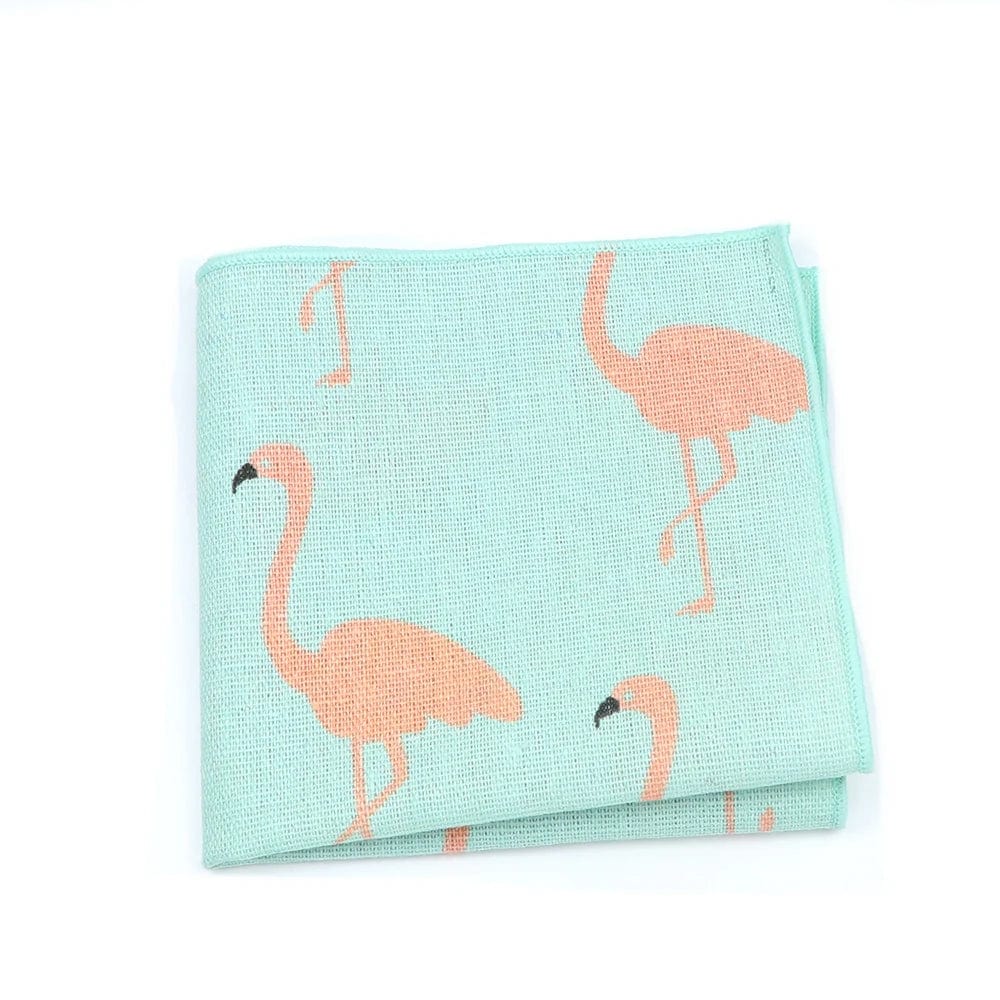 ZONFAZ Linen Cute Cartoon Handkerchief