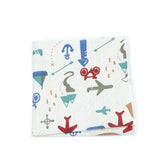 ZONFAZ Linen Cute Cartoon Handkerchief