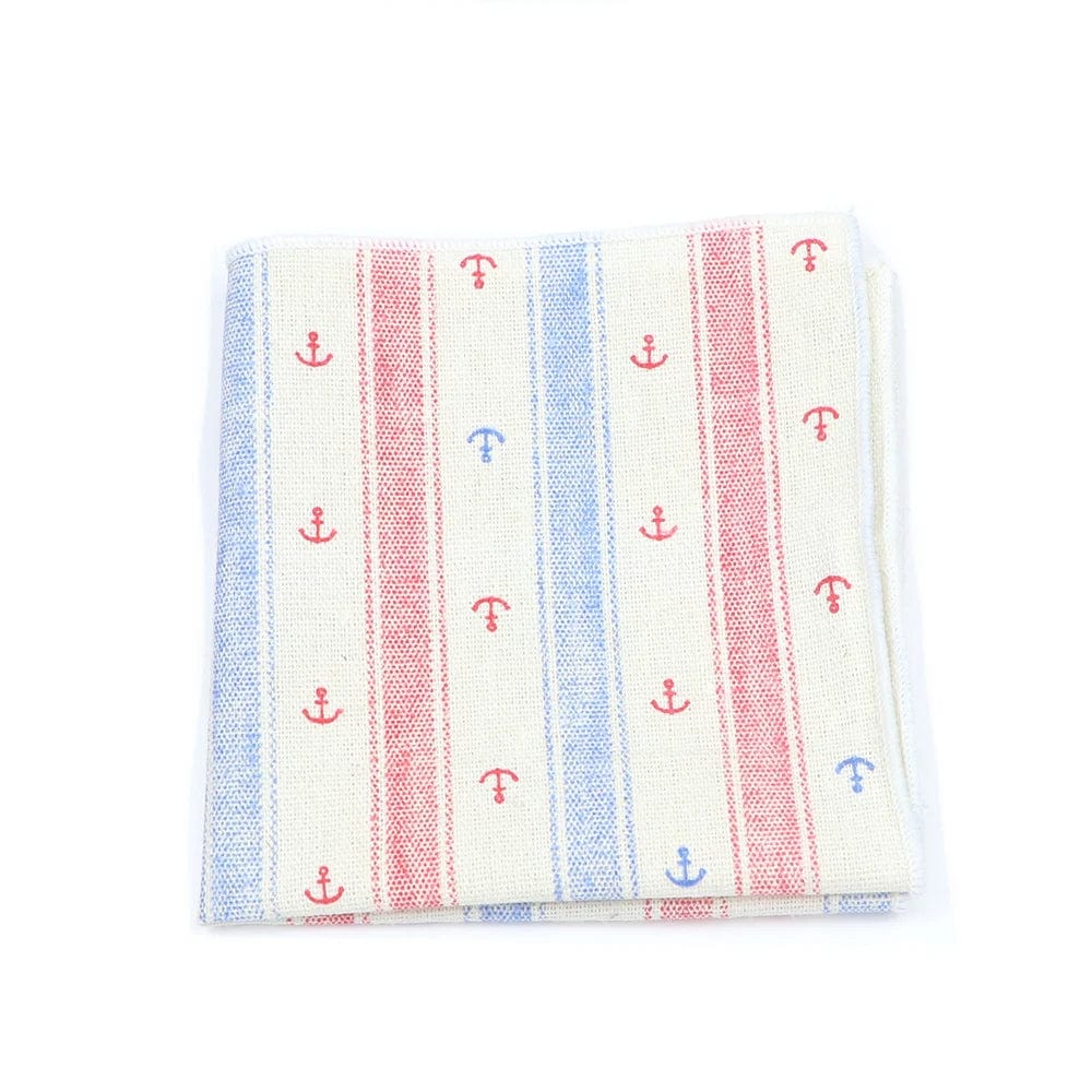 ZONFAZ Linen Cute Cartoon Handkerchief