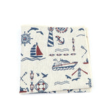 ZONFAZ Linen Cute Cartoon Handkerchief