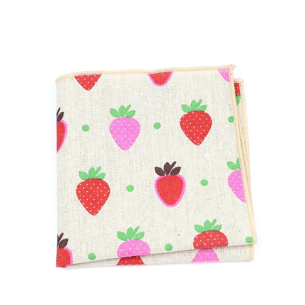 ZONFAZ Linen Cute Cartoon Handkerchief