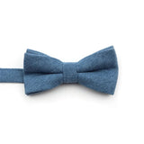 ZONFAZ Macarons Solid Color Bow Tie Super Soft Suede Bowtie