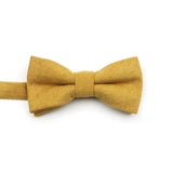 ZONFAZ Macarons Solid Color Bow Tie Super Soft Suede Bowtie