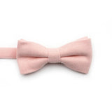 ZONFAZ Macarons Solid Color Bow Tie Super Soft Suede Bowtie