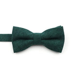 ZONFAZ Macarons Solid Color Bow Tie Super Soft Suede Bowtie