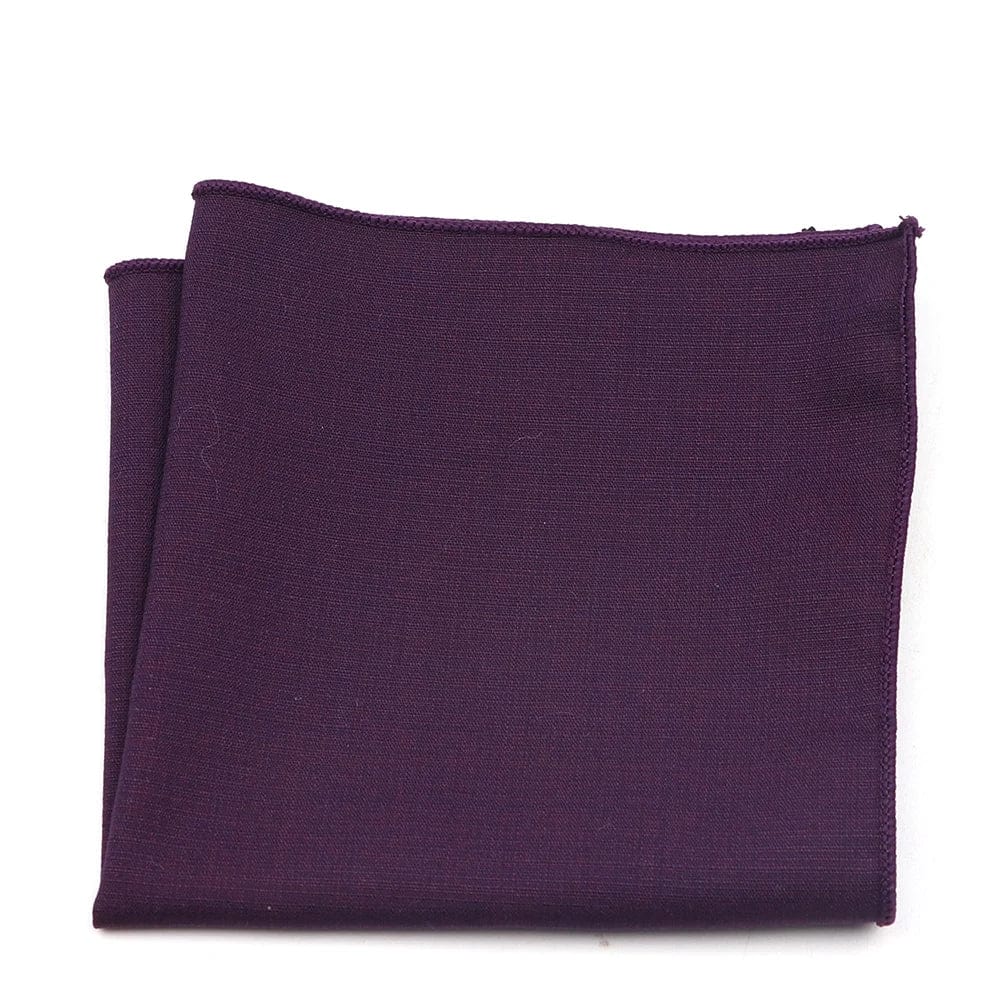 ZONFAZ Men Solid Square Silk Satin Handkerchief