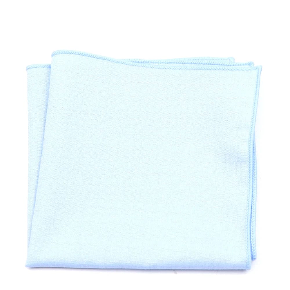 ZONFAZ Men Solid Square Silk Satin Handkerchief