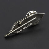 ZONFAZ Men's Chic Brooch Pin Novelty Collar Pin Accessory