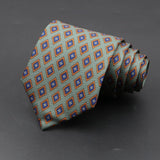 ZONFAZ Men's Classic Floral Jacquard Soft Silk Ties