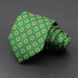 ZONFAZ Men's Classic Floral Jacquard Soft Silk Ties