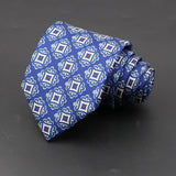 ZONFAZ Men's Classic Floral Jacquard Soft Silk Ties