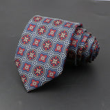 ZONFAZ Men's Classic Floral Jacquard Soft Silk Ties