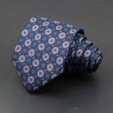 ZONFAZ Men's Classic Floral Jacquard Soft Silk Ties