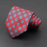 ZONFAZ Men's Classic Floral Jacquard Soft Silk Ties