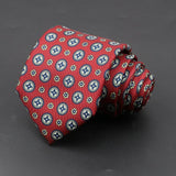 ZONFAZ Men's Classic Floral Jacquard Soft Silk Ties