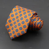 ZONFAZ Men's Classic Floral Jacquard Soft Silk Ties