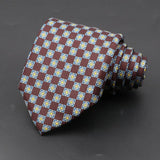 ZONFAZ Men's Classic Floral Jacquard Soft Silk Ties