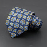 ZONFAZ Men's Classic Floral Jacquard Soft Silk Ties