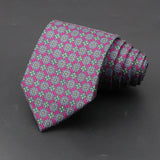 ZONFAZ Men's Classic Floral Jacquard Soft Silk Ties