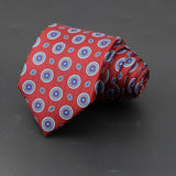 ZONFAZ Men's Classic Floral Jacquard Soft Silk Ties