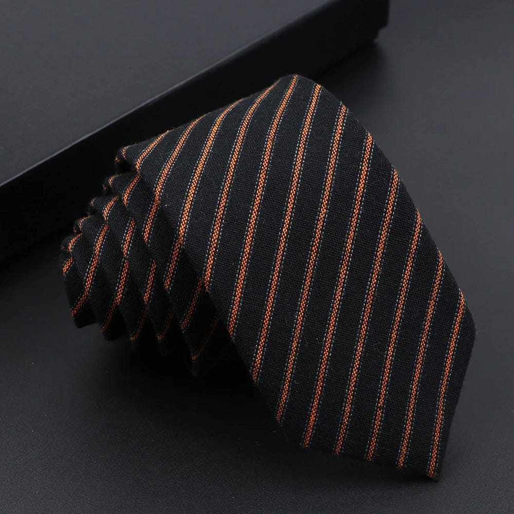 ZONFAZ Mens Classic Skinny Casual Necktie Cotton Handmade Ties For Wedding Party