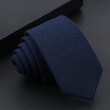 ZONFAZ Mens Classic Skinny Casual Necktie Cotton Handmade Ties For Wedding Party