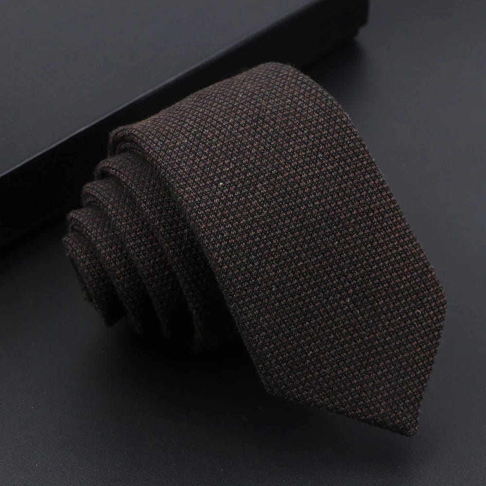 ZONFAZ Mens Classic Skinny Casual Necktie Cotton Handmade Ties For Wedding Party