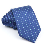 ZONFAZ Men's Classic Solid Color Polka Dot Ties Fashion Skinny Silk Neckties