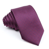 ZONFAZ Men's Classic Solid Color Polka Dot Ties Fashion Skinny Silk Neckties