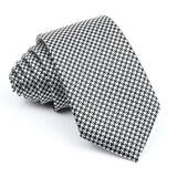 ZONFAZ Men's Classic Solid Color Polka Dot Ties Fashion Skinny Silk Neckties