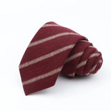 ZONFAZ Mens Cotton Handmade Striped Neckties