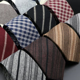 ZONFAZ Mens Cotton Handmade Striped Neckties