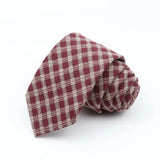 ZONFAZ Mens Cotton Handmade Striped Neckties