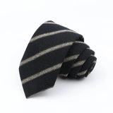 ZONFAZ Mens Cotton Handmade Striped Neckties